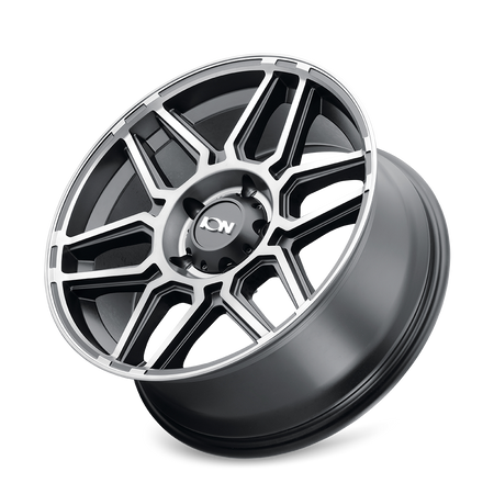 ION Wheels 146 – 20x10, 5x127, -19 – Matte Black Machined With Dark