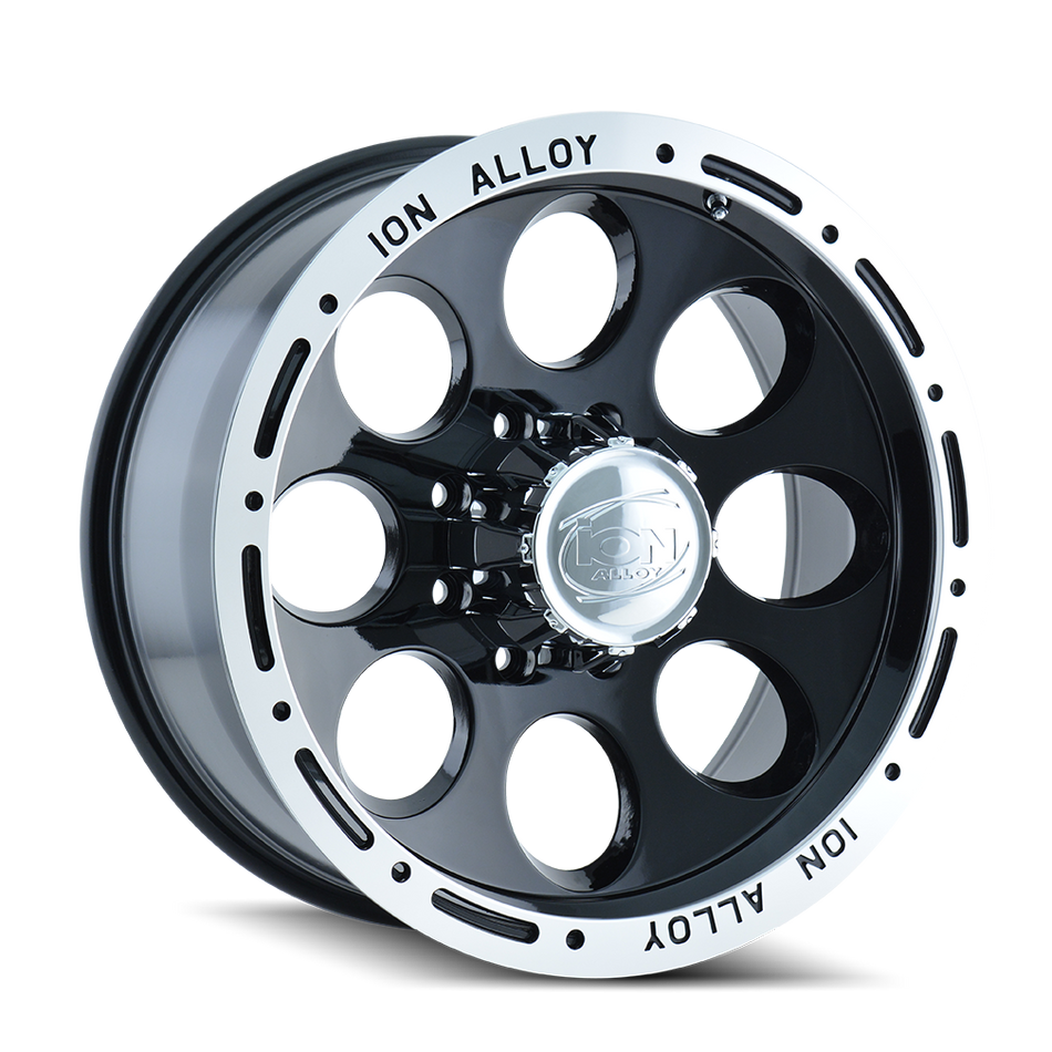 ION Wheels 174 – 16x8, 5x135, -5 – Gloss Black Machined