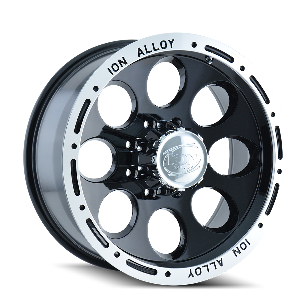 ION Wheels 174 – 16x8, 5x114.3, -5 – Gloss Black Machined