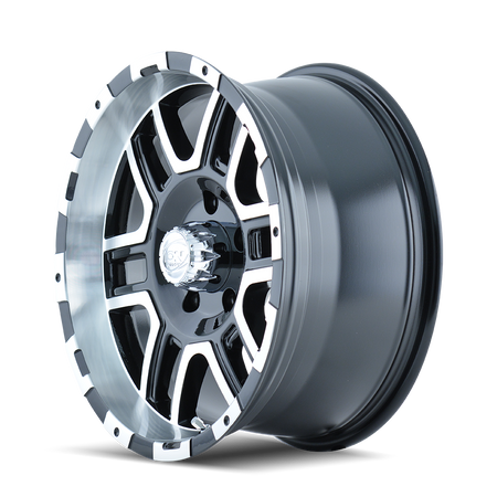 ION Wheels 179 – 16x8, 8x165.1, +10 – Satin Black Machined