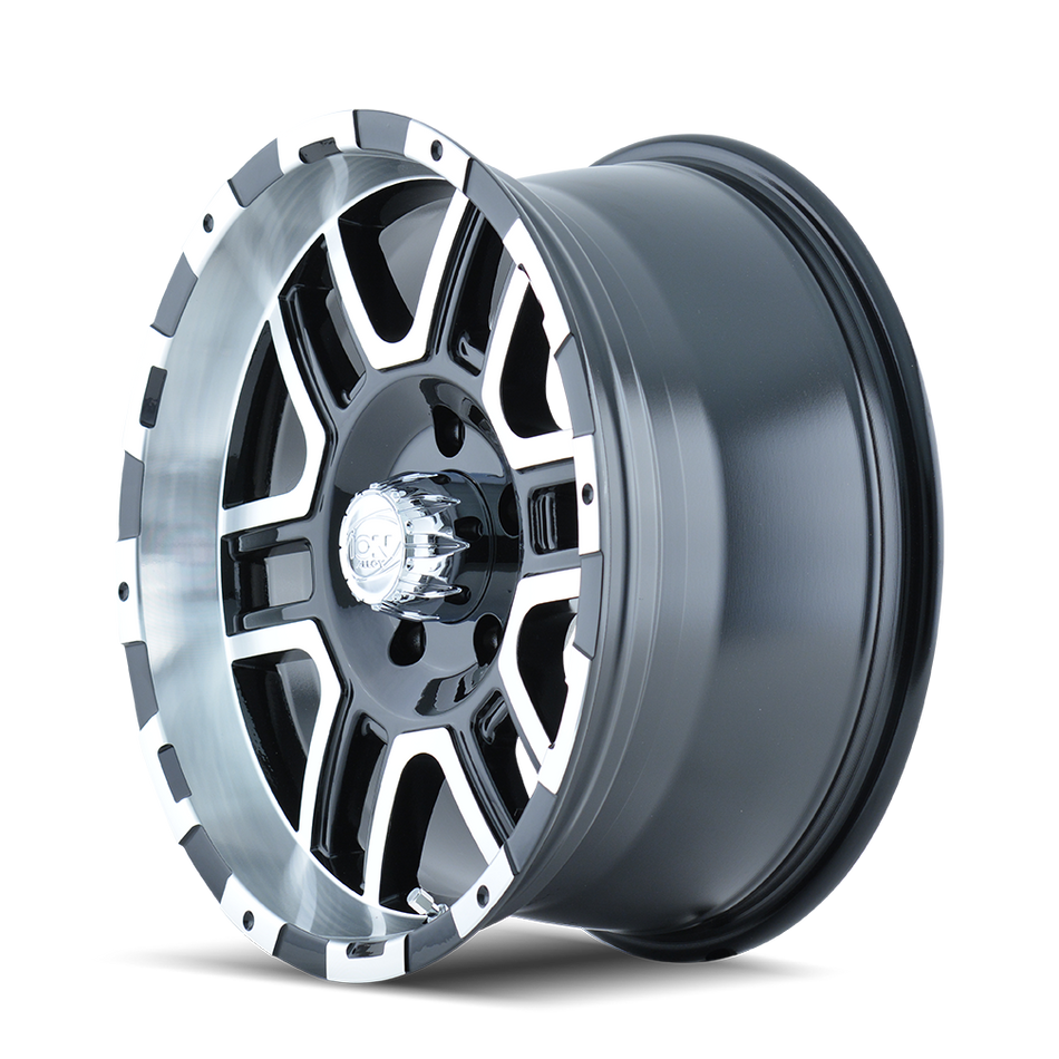 ION Wheels 179 – 16x8, 6x139.7, +10 – Satin Black Machined