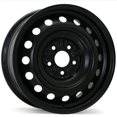 Steel / Acier – Traditional / Traditionnel – 16X6.5 – 5x114.3 – +38 mm – Noir