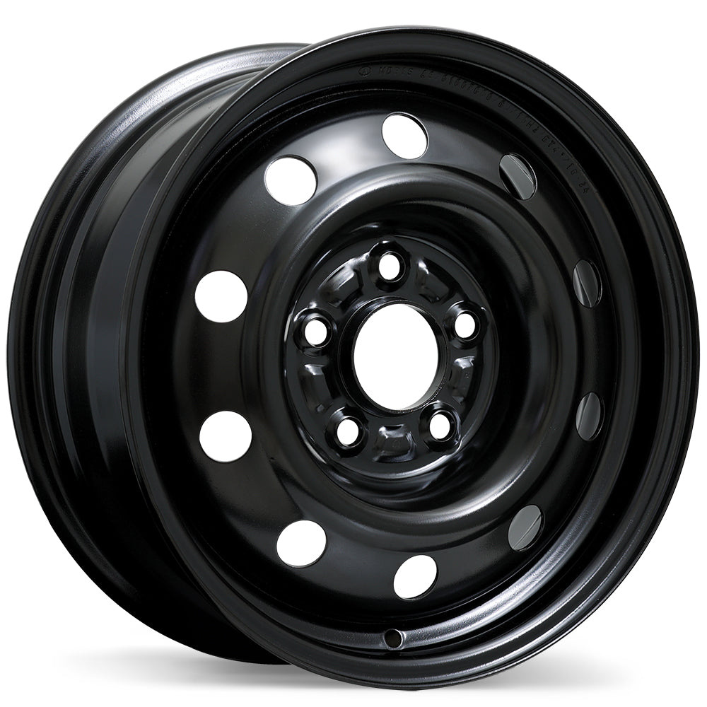 Steel / Acier – Traditional / Traditionnel – 15X6.0 – 5x114.3 – +41 mm – Noir