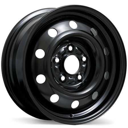 Steel / Acier – Traditional / Traditionnel – 15X6.0 – 5x114.3 – +41 mm – Noir