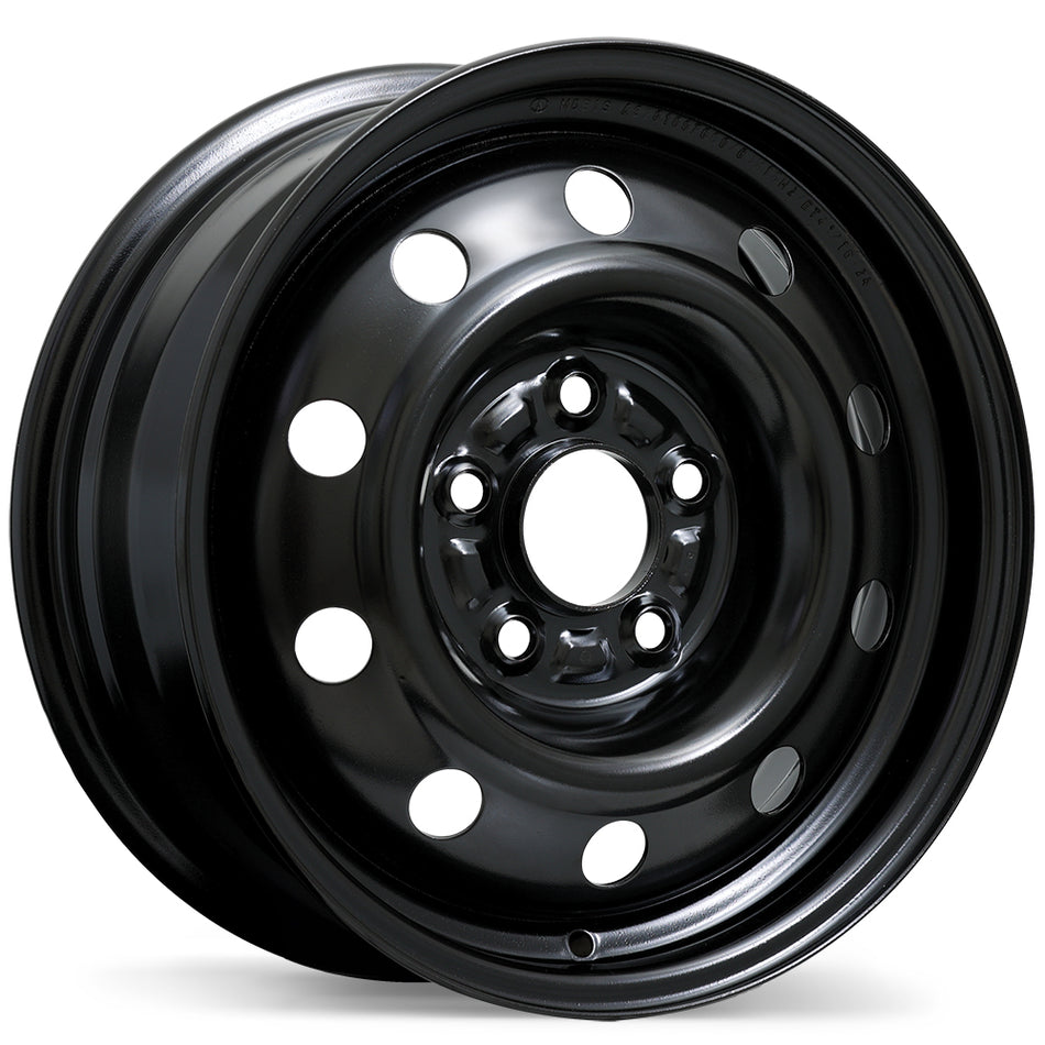 Steel / Acier – Traditional / Traditionnel – 15X6.0 – 5x114.3 – +41 mm – Noir