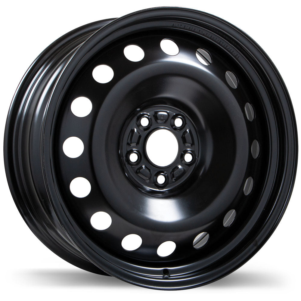 Steel / Acier – Traditional / Traditionnel – 18X7.5 – 5x114.3 – +35 mm – Noir