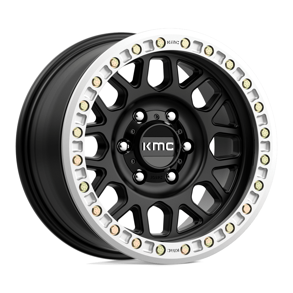 KMC KM234 GRENADE DESERT BEADLOCK – 17X8.5 – 6X165.1 – 0 mm – SATIN BLACK