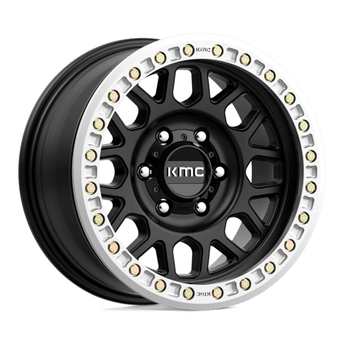 KMC KM234 GRENADE DESERT BEADLOCK – 17X8.5 – BLANK – 0 mm – SATIN BLACK