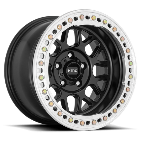 KMC KM235 GRENADE CRAWL BEADLOCK – 20X10 – 5X127 – -48 mm – SATIN BLACK