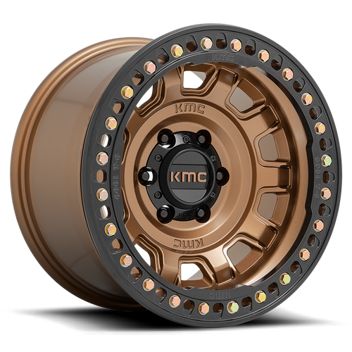 KMC KM236 TANK BEADLOCK – 17X9 – 8X170 – -38 mm – MATTE BRONZE