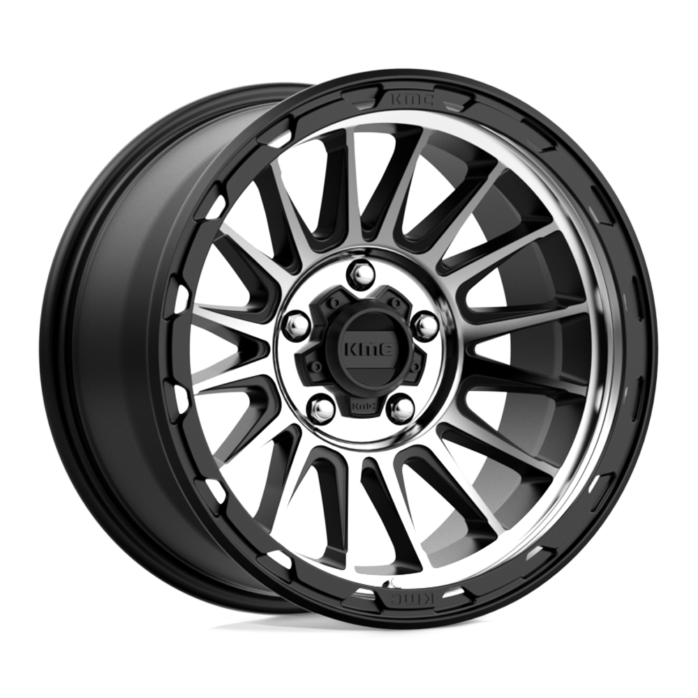 KMC KM542 IMPACT – 17X8 – 5X108 – 38 mm – SATIN BLACK MACHINED