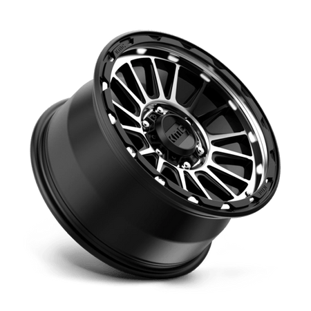 KMC KM542 IMPACT – 17X9 – 6X114.3 – 18 mm – SATIN BLACK MACHINED