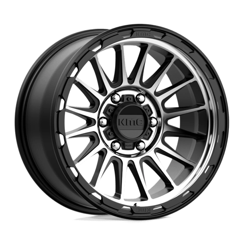 KMC KM542 IMPACT – 17X9 – 6X114.3 – 18 mm – SATIN BLACK MACHINED