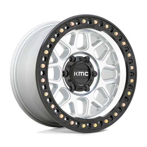 KMC KM549 GRS – 17X9 – 6X114.3 – 18 mm – MACHINED W/ SATIN BLACK LIP