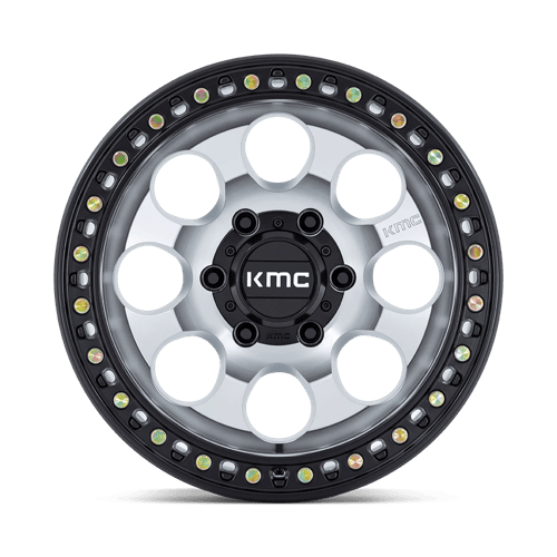 KMC KM550 RIOT SBL – 17X9 – 6X139.7 – -12 mm – MACHINED W/ SATIN BLACK LIP