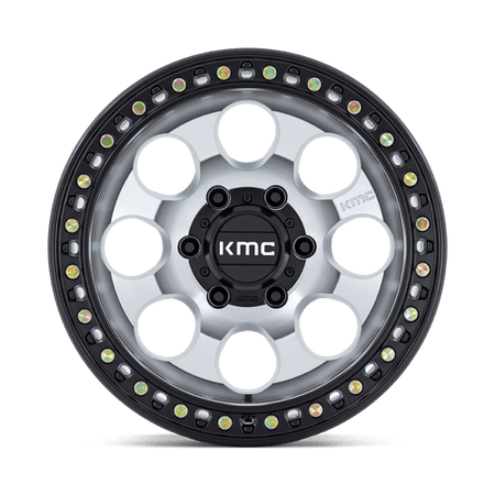 KMC KM550 RIOT SBL – 17X9 – 6X139.7 – -12 mm – MACHINED W/ SATIN BLACK LIP