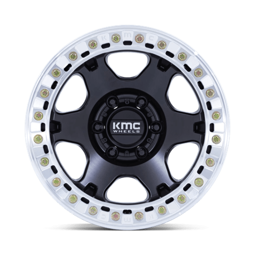 KMC KM238 VI BEADLOCK – 17X9 – 6X135 – 1 mm – SATIN BLACK W/ MACHINED RING