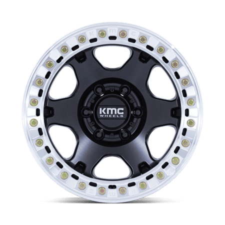 KMC KM238 VI BEADLOCK – 17X9 – 6X135 – 1 mm – SATIN BLACK W/ MACHINED RING