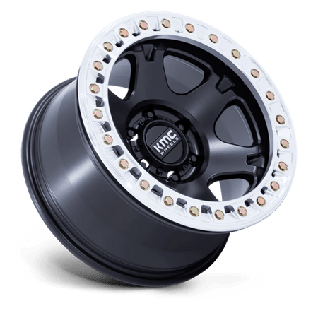 KMC KM238 VI BEADLOCK – 17X9 – 8X165.1 – -38 mm – SATIN BLACK W/ MACHINED RING
