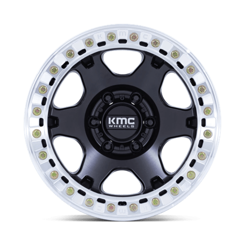 KMC KM238 VI BEADLOCK – 17X9 – 8X165.1 – -38 mm – SATIN BLACK W/ MACHINED RING