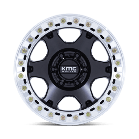 KMC KM238 VI BEADLOCK – 17X9 – 8X165.1 – -38 mm – SATIN BLACK W/ MACHINED RING