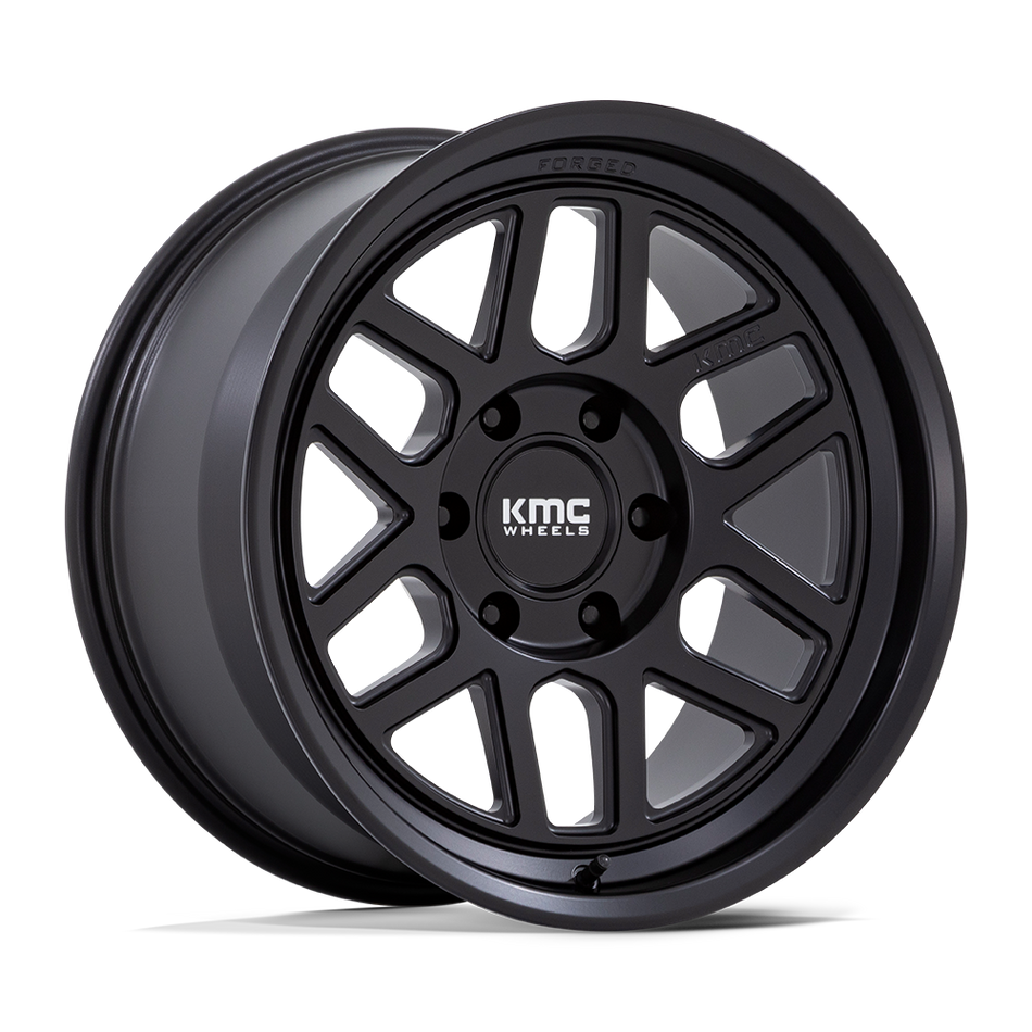 KMC KM446 MESA FORGED MONOBLOCK – 18X9 – 6X139.7 – -12 mm – SATIN BLACK