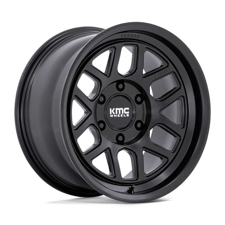 KMC KM446 MESA FORGED MONOBLOCK – 17X8.5 – 6X135 – 0 mm – SATIN BLACK