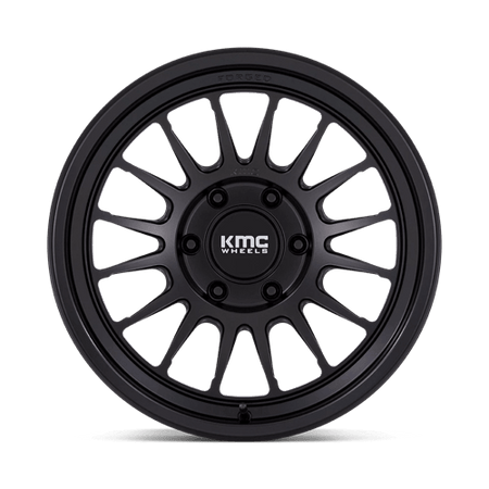 KMC KM447 IMPACT FORGED MONOBLOCK – 17X8.5 – 6X139.7 – -10 mm – SATIN BLACK