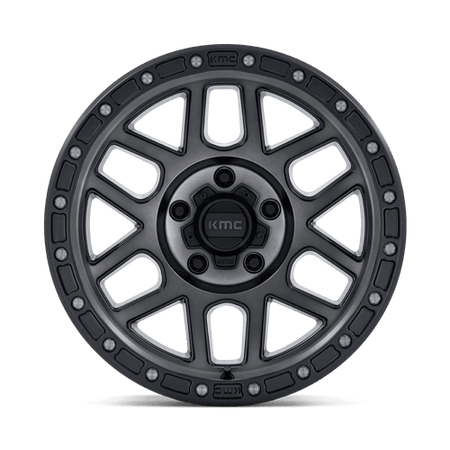 KMC KM544 MESA – 17X9 – 5X127 – -12 mm – SATIN BLACK W/ GRAY TINT