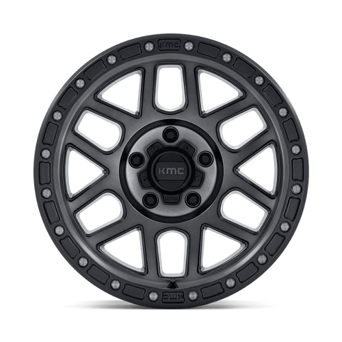 KMC KM544 MESA – 17X9 – 8X165.1 – 18 mm – SATIN BLACK W/ GRAY TINT