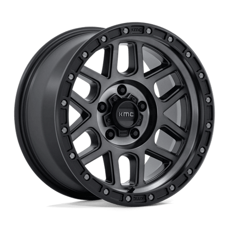 KMC KM544 MESA – 17X9 – 5X127 – -12 mm – SATIN BLACK W/ GRAY TINT