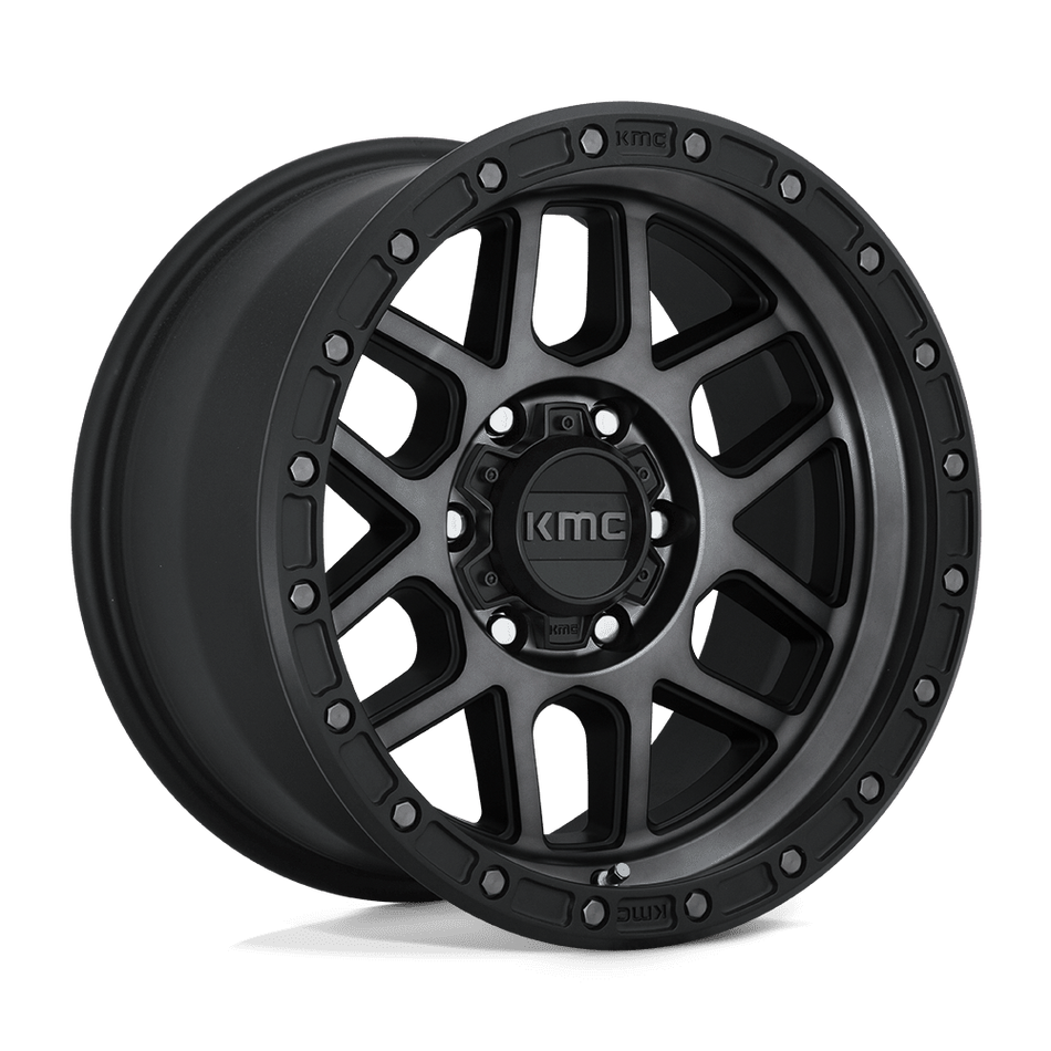 KMC KM544 MESA – 20X9 – 6X139.7 – 0 mm – SATIN BLACK W/ GRAY TINT