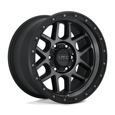 KMC KM544 MESA – 20X9 – 8X180 – 18 mm – SATIN BLACK W/ GRAY TINT