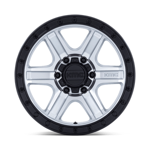 KMC KM551 OUTRUN – 17X8.5 – 5X127 – -10 mm – MACHINED W/ GLOSS BLACK LIP