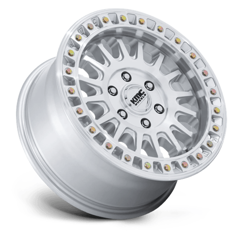 KMC KM552 IMS – 17X8 – 6X130 – 32 mm – GLOSS SILVER W/ MACHINED FACE