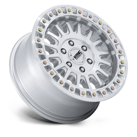 KMC KM552 IMS – 17X8 – 6X130 – 32 mm – GLOSS SILVER W/ MACHINED FACE