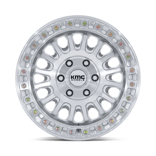 KMC KM552 IMS – 17X8 – 6X130 – 32 mm – GLOSS SILVER W/ MACHINED FACE