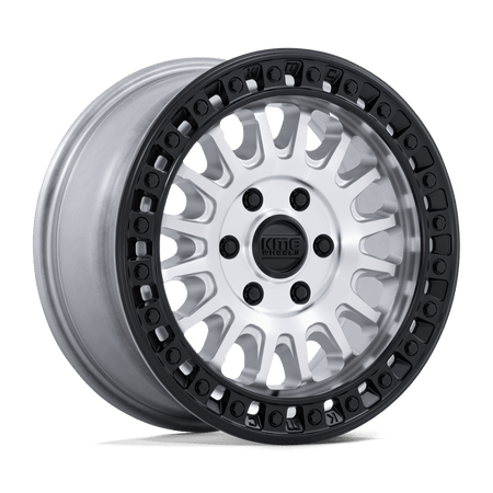 KMC KM552 IMS – 17X8 – 6X130 – 32 mm – MACHINED W/ MATTE BLACK LIP