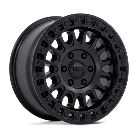 KMC KM552 IMS – 17X8 – 6X139.7 – 32 mm – MATTE BLACK W/ GLOSS BLACK LIP