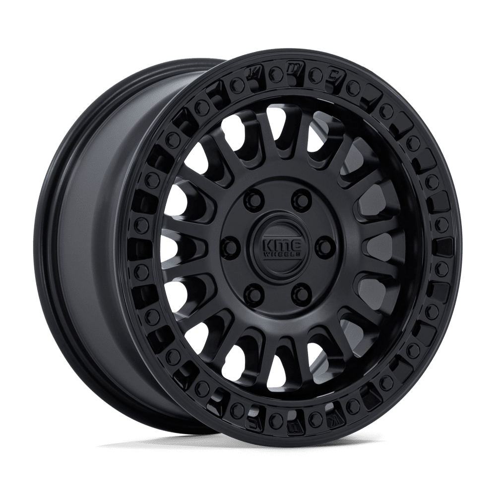 KMC KM552 IMS – 17X8 – 6X130 – 32 mm – MATTE BLACK W/ GLOSS BLACK LIP