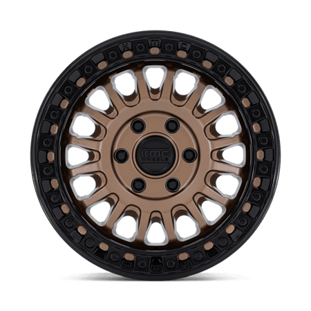 KMC KM552 IMS – 17X8 – 6X130 – 32 mm – MATTE BRONZE W GLOSS BLACK LIP