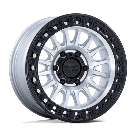KMC KM552 IMS – 20X9 – 6X139.7 – 18 mm – MACHINED W/ MATTE BLACK LIP
