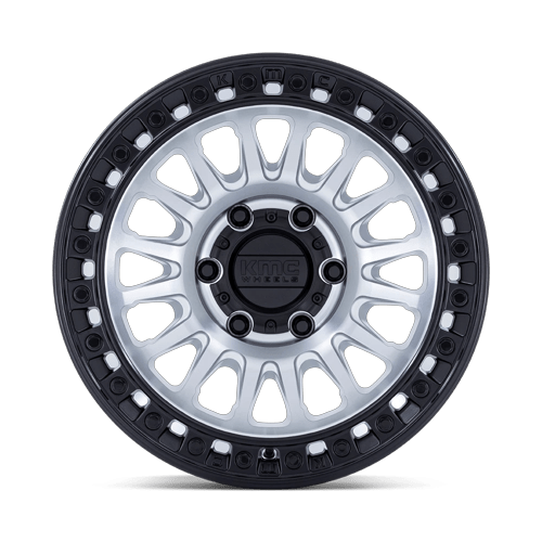 KMC KM552 IMS – 17X8.5 – 5X127 – -10 mm – MACHINED W/ MATTE BLACK LIP