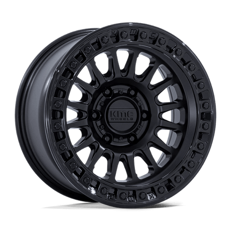 KMC KM552 IMS – 20X9 – 6X139.7 – 18 mm – MATTE BLACK W/ GLOSS BLACK LIP