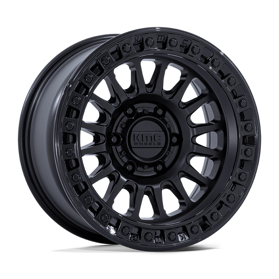KMC KM552 IMS – 18X9 – 8X170 – 18 mm – MATTE BLACK W/ GLOSS BLACK LIP