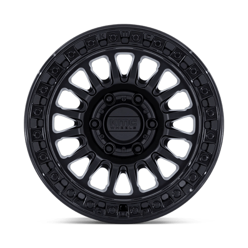 KMC KM552 IMS – 18X9 – 6X139.7 – 18 mm – MATTE BLACK W/ GLOSS BLACK LIP