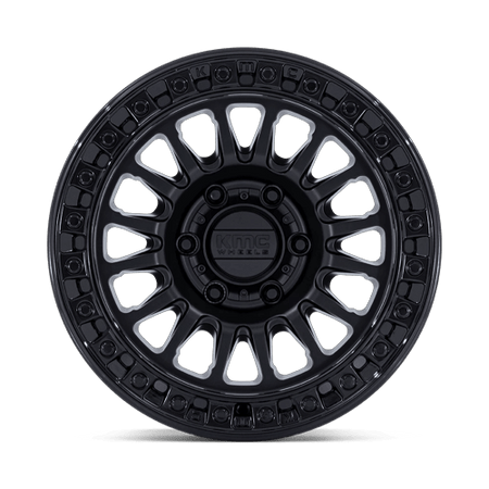 KMC KM552 IMS – 18X9 – 6X139.7 – 18 mm – MATTE BLACK W/ GLOSS BLACK LIP