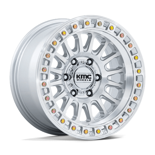 KMC KM552 IMS – 17X8.5 – 6X135 – 25 mm – GLOSS SILVER W/ MACHINED FACE