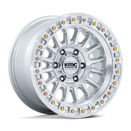 KMC KM552 IMS – 17X8.5 – 6X135 – 25 mm – GLOSS SILVER W/ MACHINED FACE