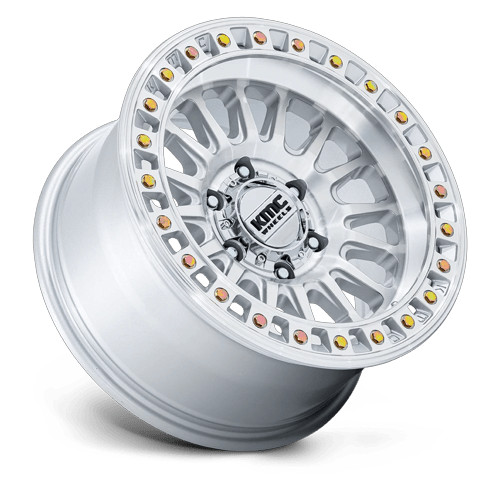 KMC KM552 IMS – 17X8.5 – 6X135 – 25 mm – GLOSS SILVER W/ MACHINED FACE